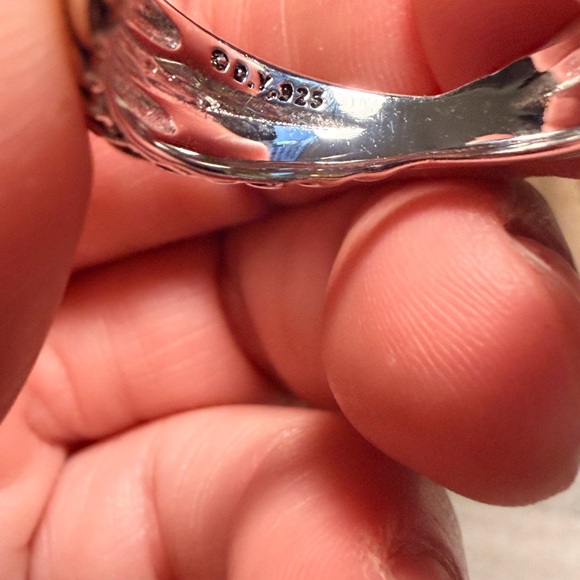 David Yurman Silver and Black Women's Ring - Picture 6 of 7